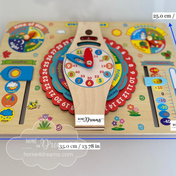 Busy board , Activity Board, Educational Wooden Montessori Toy